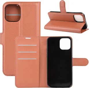 Etui na telefon komórkowy Cover Wallet Bookstyle Case Bumper, Kolor: Brązowy, Wybierz model: Oppo A72 / A73 - Etui i futerały do telefonów - miniaturka - grafika 1