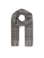 Apaszki i szaliki męskie - Barbour Szalik Noelle Reversible LSC0462GY72 Szary - miniaturka - grafika 1
