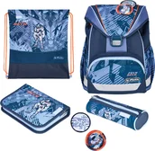 Plecaki - Zestaw tornister plecak UltraLight Plus z robotem Techmech Herlitz - miniaturka - grafika 1