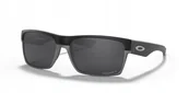 Okulary przeciwsłoneczne - Okulary Two Face - Matte Black Prizm Black Polarized OO9189-38 - miniaturka - grafika 1