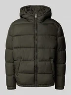 Kurtki męskie - Kurtka pikowana z kapturem i wpuszczanymi kieszeniami - miniaturka - grafika 1