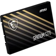 Dyski SSD - MSI SPATIUM S270 SATA 2.5” 480GB S78-440E350-P83 - miniaturka - grafika 1