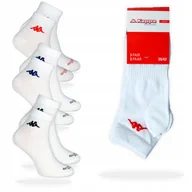 Skarpetki męskie - SKARPETY zestaw 3-PAK białe -KAPPA- r_43-46 - miniaturka - grafika 1