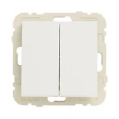 Wyłączniki światła i elektryczne - Efapel Włącznik krzyżowy LOGUS 90 Biały - miniaturka - grafika 1