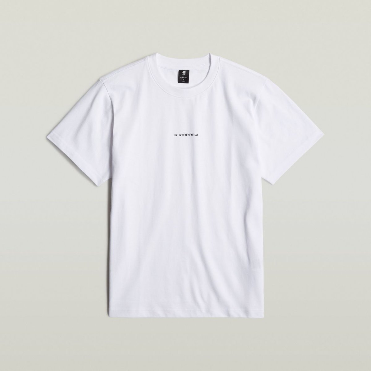 t-shirt uomo g-star d25677-c336 center chest 110 white