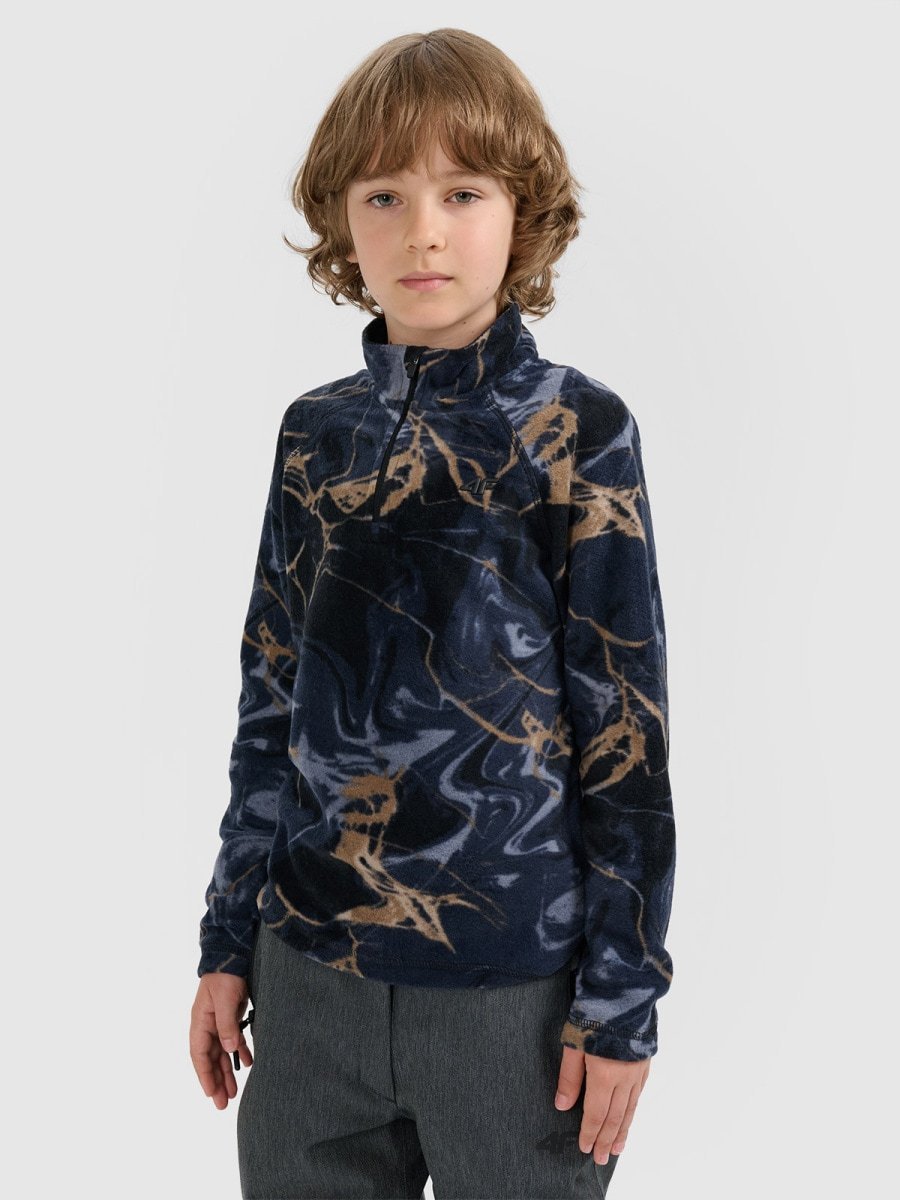 Bielizna termiczna polarowa (góra) chłopięca 4F 4FJRAW25UFLEM073-91A Wielokolorowy 146/