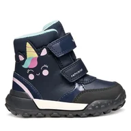 Buty dla dziewczynek - Śniegowce Geox B Trekkyup B Ab B566MD 054FU C4002 M Granatowy - miniaturka - grafika 1