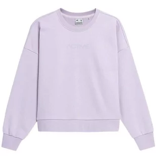 Bluza Damska 4F Jasny Fiolet H4L22 Bld023 52S-2Xl - Bluzy damskie - miniaturka - grafika 1