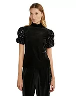 Koszulki i topy damskie - Desigual T-shirt damski Ts_gwendoline, czarny, XL - miniaturka - grafika 1