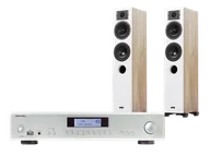 Zestawy stereo - Rotel A14 MKII (srebrny) + Diva 5 (dąb) - miniaturka - grafika 1