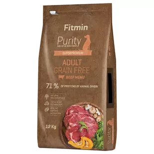 Fitmin dog Purity Adult, wołowina (bez zbóż) - 2 x 12 kg Dostawa GRATIS! - Sucha karma dla psów - miniaturka - grafika 1