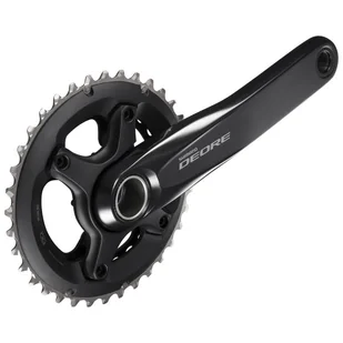 SHIMANO Mechanizm korbowy Deore FC-M6000 czarny / Długość: 175 mm / Ilość rzędów: 2 / Stopniowanie: 38-28 EFCM6000EX88X - Części rowerowe - miniaturka - grafika 2