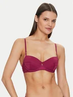 Biustonosze - Calvin Klein Underwear Biustonosz balkonetka 000QF7543E Fioletowy - miniaturka - grafika 1
