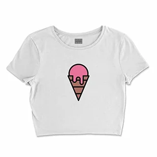 Bona Basics, Damski T-shirt basic, z nadrukiem cyfrowym, 100 bawełny, biały, swobodny, damski top, rozmiar: XL, biały, XL - Koszulki i topy damskie - miniaturka - grafika 1