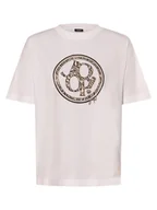 Koszulki i topy damskie - JOOP! T-shirt damski Kobiety Bawełna biały nadruk, 34 - miniaturka - grafika 1