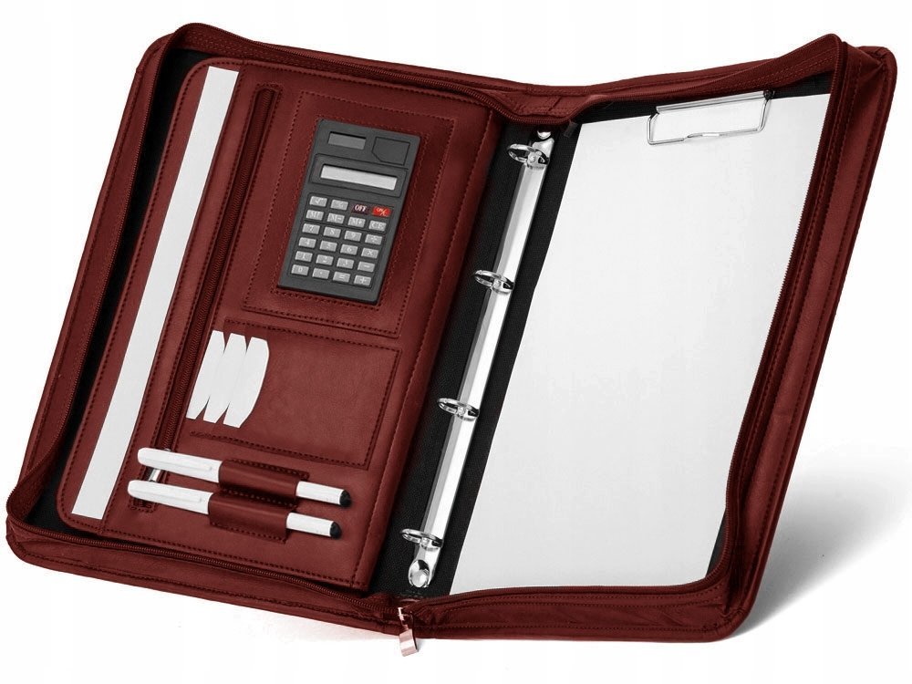 Aktówka Teczka Konferencyjna Biwuar A4 Kalkulator