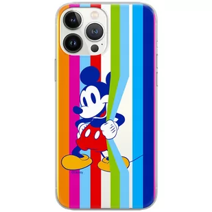 Etui Disney dedykowane do Iphone 12 Mini, wzór: Mickey 026 Etui częściowo przeźroczyste, oryginalne i oficjalnie licencjonowane - Etui i futerały do telefonów - miniaturka - grafika 1