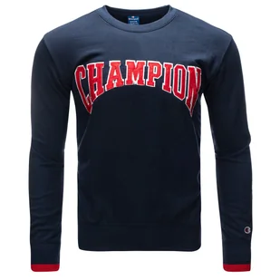Champion bluza męska granatowa bez kaptura 215748-S21-BS538 L - Bluzy męskie - miniaturka - grafika 1
