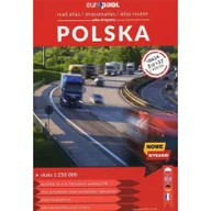 Atlasy i mapy - Atlas drogowy Polska 1:250 000 z mapą Europy - miniaturka - grafika 1
