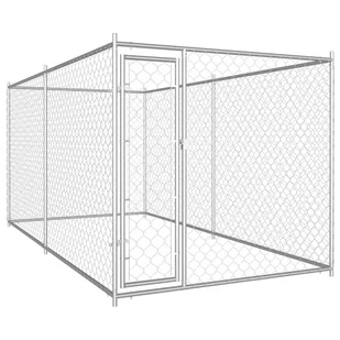 vidaXL Kojec dla psa 382x192x185 cm 145025 - Budy dla psów - miniaturka - grafika 1
