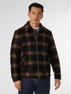 Kurtki męskie - Selected Kurtka męska Mężczyźni Wełna wielokolorowy w kratkę, M - miniaturka - grafika 1