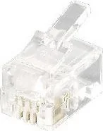 Wtyczki i adaptery - Equip MODULAR PLUG RJ11 4P4C 6UIN 121111 - miniaturka - grafika 1