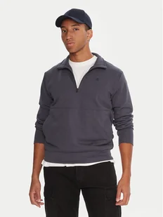 G-Star Raw Bluza Nifous Half Zip D26305-D566 Granatowy Regular Fit - Bluzy męskie - miniaturka - grafika 1