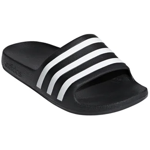 Kapcie dziecięce Adidas Adilette Aqua K Rozmiar butów (UE): 38 / Kolor: czarny/biały - Buty dla chłopców - miniaturka - grafika 1
