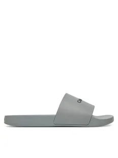 Calvin Klein Klapki Pool Slide Rubber HM0HM00455 Szary - Klapki i japonki męskie - miniaturka - grafika 1