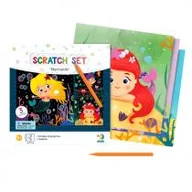 Zabawki kreatywne - Wydrapywanka Scratch Syrenki Maksik - miniaturka - grafika 1