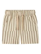 Spodenki damskie - name it Szorty "Jakob" w kolorze beżowo-jasnobrązowym - miniaturka - grafika 1