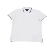 Koszulki męskie - Geox Męska koszulka polo M, optical white, XXL - miniaturka - grafika 1