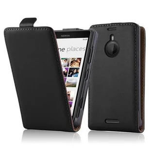 Nokia Cadorabo - Flip Style für Lumia 1520 - Case Cover Schutzhülle Etui Tasche in KAVIAR-SCHWARZ - Etui i futerały do telefonów - miniaturka - grafika 1