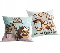 Kołdry i poduszki dla dzieci - kot kotek PUSHEEN lody poduszka jasiek 40X40 cm - miniaturka - grafika 1