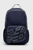 Plecaki - New Balance Plecak LAB11107TN1 męski kolor granatowy duży z nadrukiem - miniaturka - grafika 1