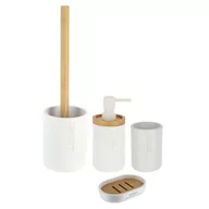 Akcesoria łazienkowe - Komplet łazienkowy Loudis White - miniaturka - grafika 1