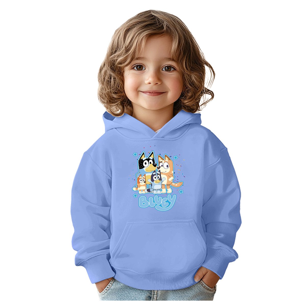 BLUZA DZIECIĘCA BLUEY BLUE 122-128 CHŁOPIĘCA DZIEWCZĘCA PREZENT