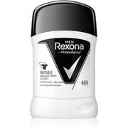 Dezodoranty i antyperspiranty męskie - Rexona MEN sztyft INVISIBLE BLACK&WHITE 50ml - miniaturka - grafika 1