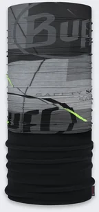 Komin Wielofunkcyjny Buff Safety Polar Tivi Grey - Czapki i chusty sportowe damskie - miniaturka - grafika 1
