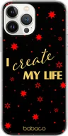 Etui i futerały do telefonów - Etui do Apple IPHONE 11 PRO MAX Positive vibes 006 Babaco Nadruk pełny Czarny - miniaturka - grafika 1