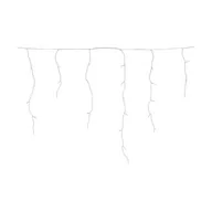 Oświetlenie świąteczne - Kurtyna zewnętrzna sople 5m 150 LED zimne białe - miniaturka - grafika 1