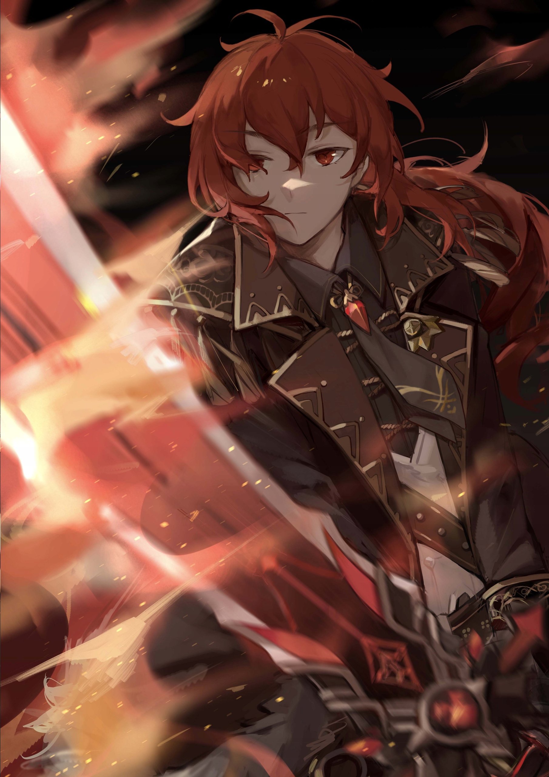 Plakat A1 Genshin Impact Diluc
