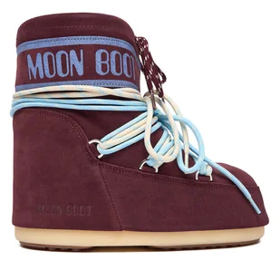Śniegowce Moon Boot 80D1409670 Bordowy - Śniegowce damskie - miniaturka - grafika 1