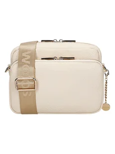 Wojas Skórzana torebka w kolorze beżowym - 23 x 16 x 6 cm - Torebki damskie - miniaturka - grafika 1