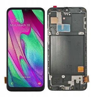 WYŚWIETLACZ EKRAN LCD DO TELEFONU SAMSUNG A40 INCELL RAMKA - Części serwisowe do telefonów - miniaturka - grafika 1