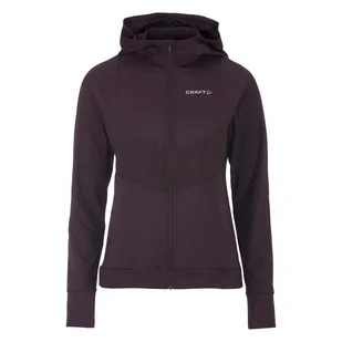 Damska Bluza CRAFT ADV ESSENCE JERSEY HOOD JACKET 2 W 1915288-499000 – Fioletowy - Bluzy damskie - miniaturka - grafika 1
