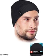 Odzież robocza - R.E.I.S. CZWATER - czapka ocieplana ochronna, zimowa wodoodporna, powłoka 100% przędza akrylowa, - granatowy - miniaturka - grafika 1