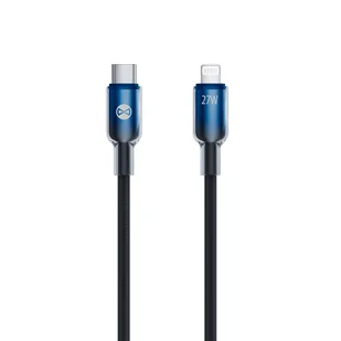 Forever kabel Ombre USB-C - Lightning 1,0 m 27W czarny - Kable USB - miniaturka - grafika 1