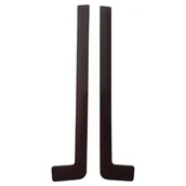 Blaty meblowe i parapety okienne - Zaślepka do parapetu brązowa 30x2x0.15 cm - miniaturka - grafika 1