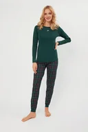 Piżamy damskie - Foggia piżama damska długi rękaw, długie spodnie - Italian Fashion - miniaturka - grafika 1
